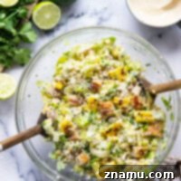 Zesty Elote Chopped Salad 8 Delicious Mexican Street Corn Chopped Salad