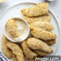 Crispy black pepper asiago chicken tenders with aioli