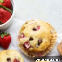 Strawberry Chocolate Chip Muffins