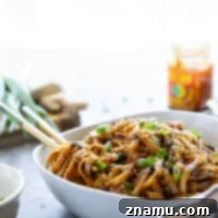 Zingy Ginger Chili Crisp Noodles 8 Ginger Chili Crisp Noodles, a quick and easy recipe with spicy chili crisp and fresh ginger.
