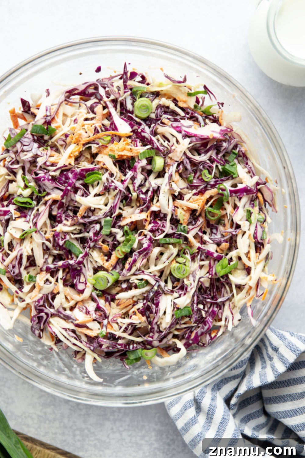 Creamy Buttermilk Crunch 4 Learn how to make classic buttermilk coleslaw that's perfectly crispy, creamy, and comes together in minutes!