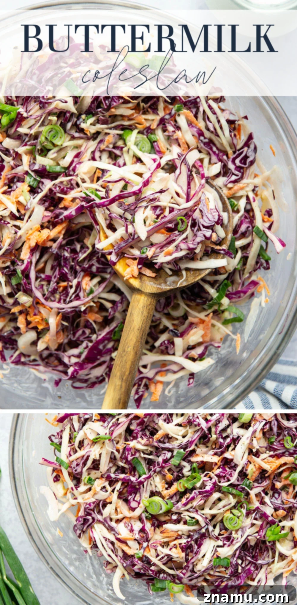 Creamy Buttermilk Crunch 7 Learn how to make classic buttermilk coleslaw that's perfectly crispy, creamy, and comes together in minutes!