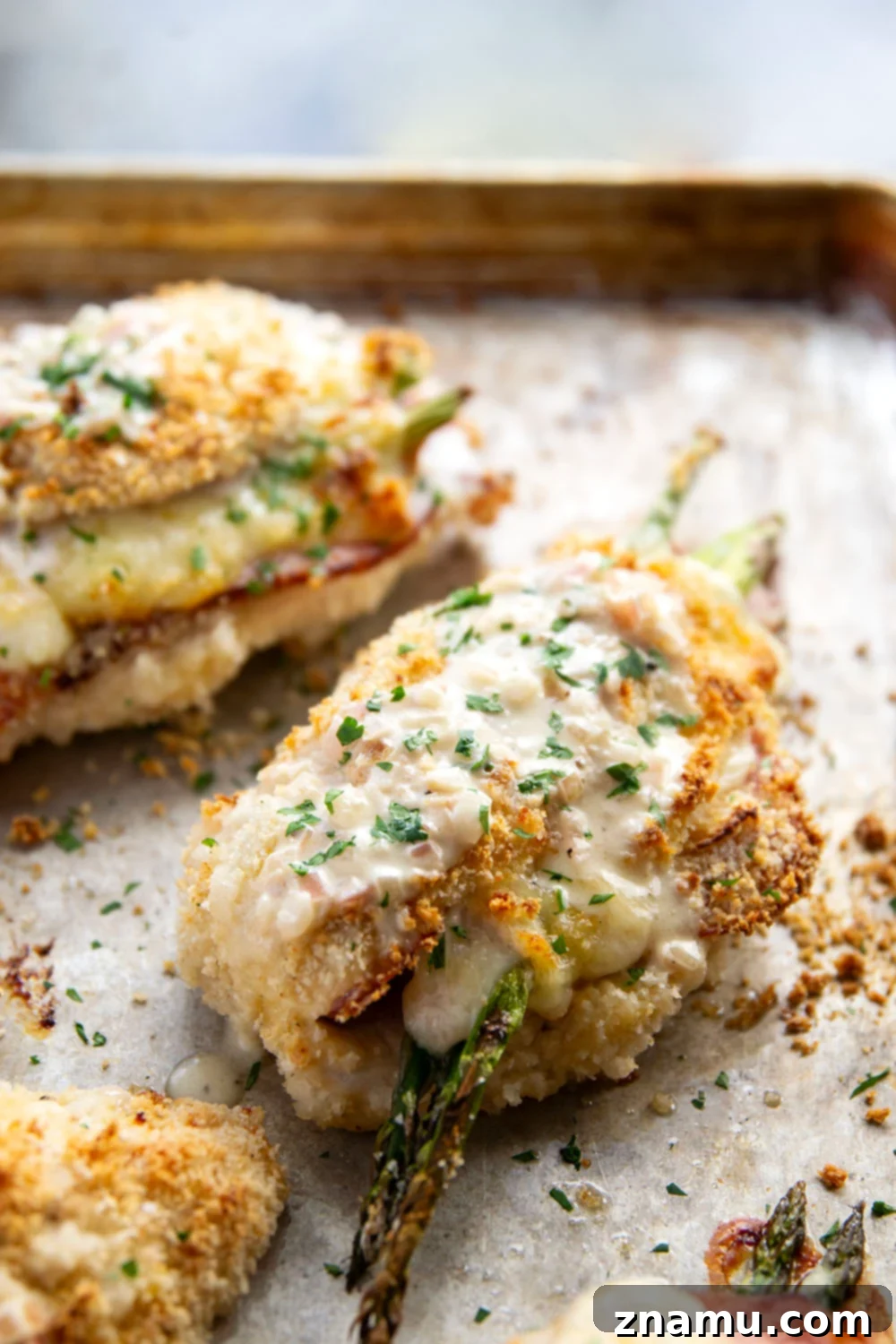 Verdant Cordon Bleu Chicken 4 Ingredients for Asparagus Stuffed Chicken Cordon Bleu