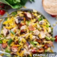 Grilled Sweet Corn BBQ Chicken Chopped Salad