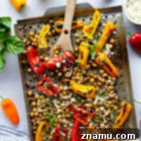 Grilled Marinated Chickpeas and Sweet Peppers
