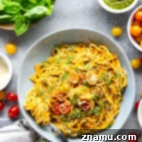 Roasted Cherry Tomato Pesto Pasta 8 Pesto Roasted Cherry Tomato Pasta