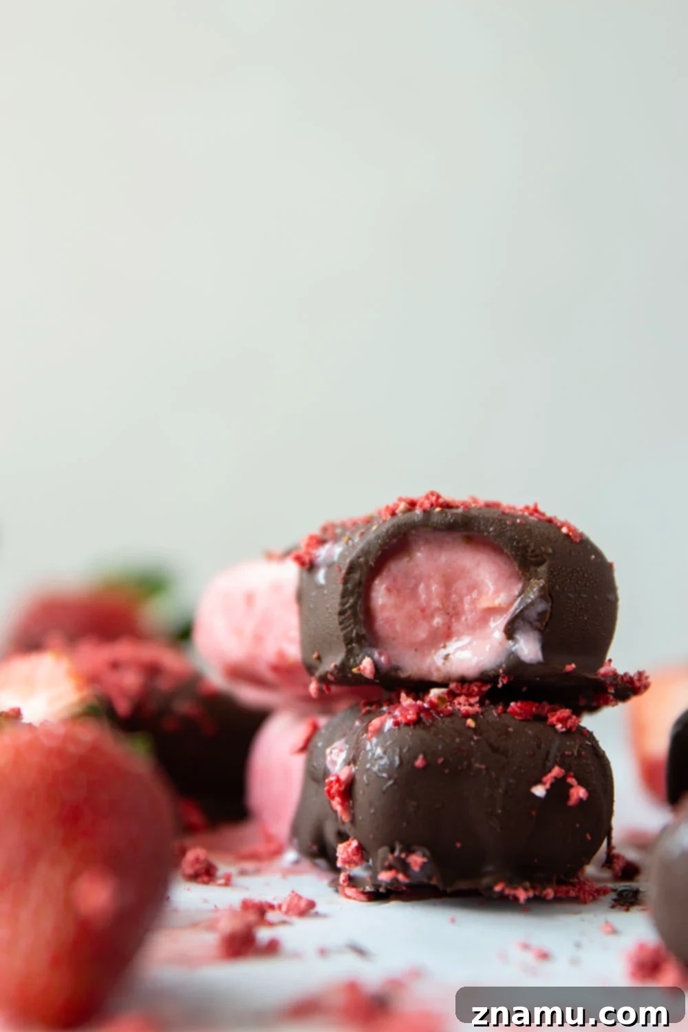 Chocolate-Kissed Strawberry Ice Pops 3 Easy 7-Ingredient Strawberry Popsicles Dipped in Dark Chocolate