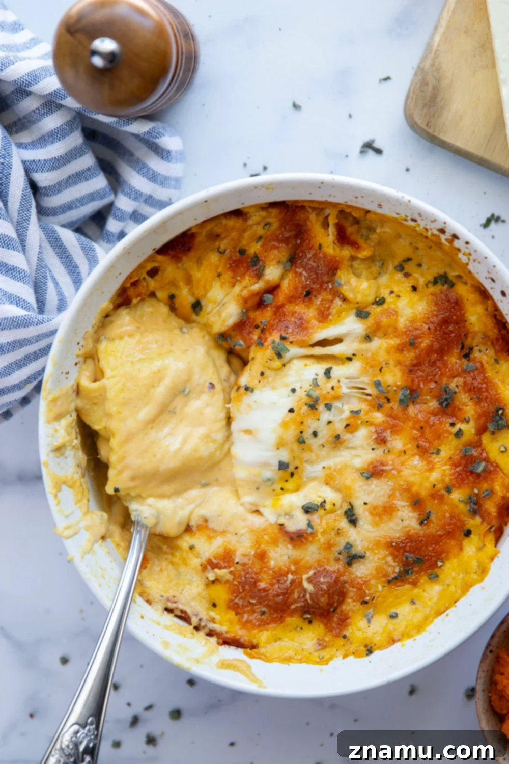 Golden Pumpkin Ravioli Bake 2 Baked Pumpkin Ravioli with a creamy sauce and crispy sage