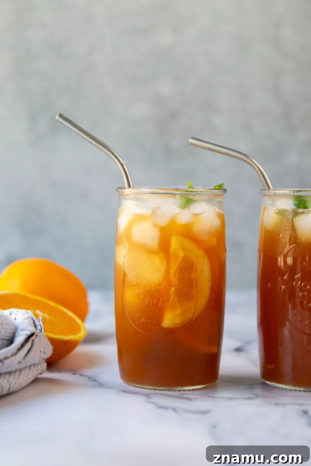 Tropical Sunshine Brew 5 Perfectly sweet and packed with tropical flavors, this tropical iced tea is so easy to make and always a refreshing treat!