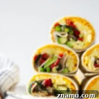 Vegetarian Breakfast Burritos