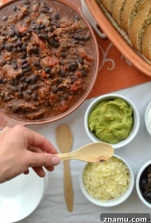 Build Your Perfect Chili Bar 10 How To Make A Chili Bar -- A fun dinner idea for game-day!