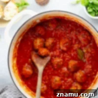 Easy Spaghetti and Meatballs with homemade marinara sauce