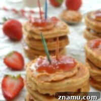 PBJ Pancake Stack Parfaits 8 PBJ Mini-Pancake Parfaits