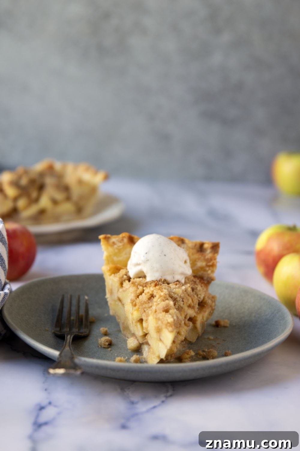Classic Dutch Apple Pie Perfection 5 This is the best Dutch apple pie you'll ever make! The apples are full of warm fall spices (with a secret ingredient!) and topped with tons of buttery cinnamon streusel.