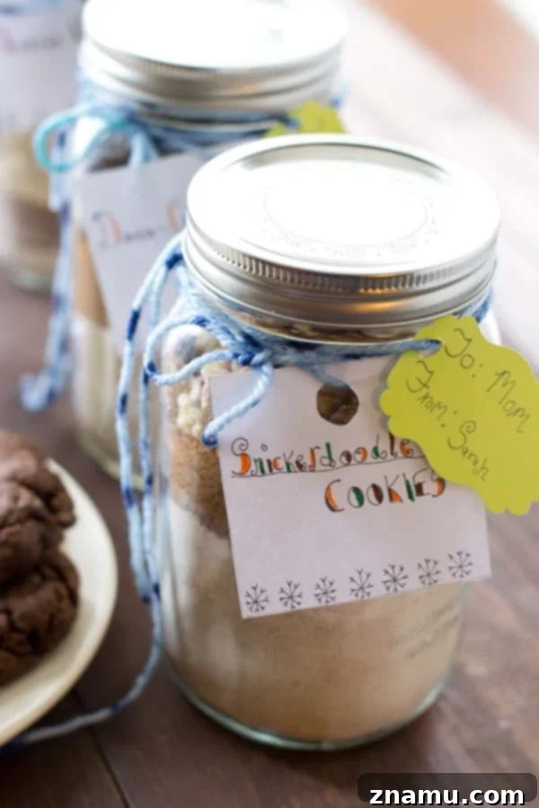 Three Delicious Homemade Cookie Mix Recipes 6 A beautiful display of homemade cookie mixes in mason jars, ready for gifting or quick baking.
