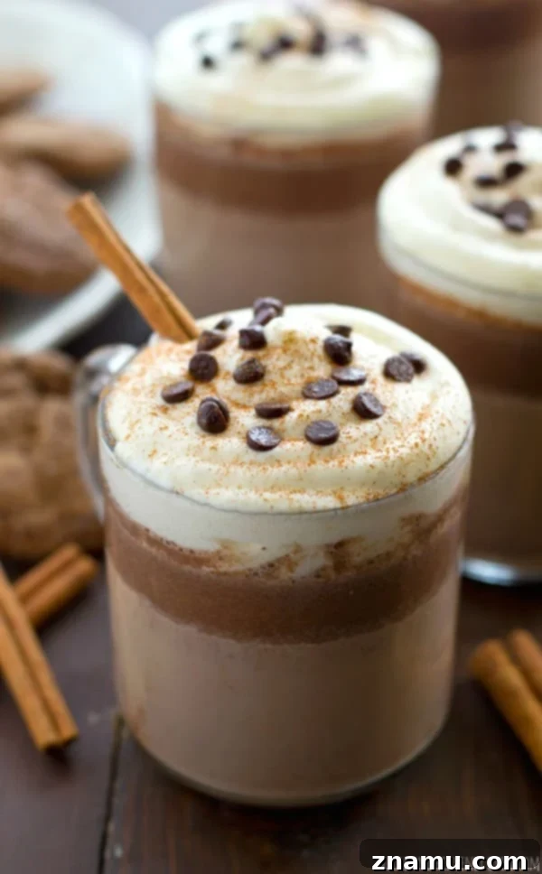 Festive Gingerbread Nog Cocoa 4 Preparation of Eggnog Gingerbread Hot Chocolate ingredients in a kitchen setting