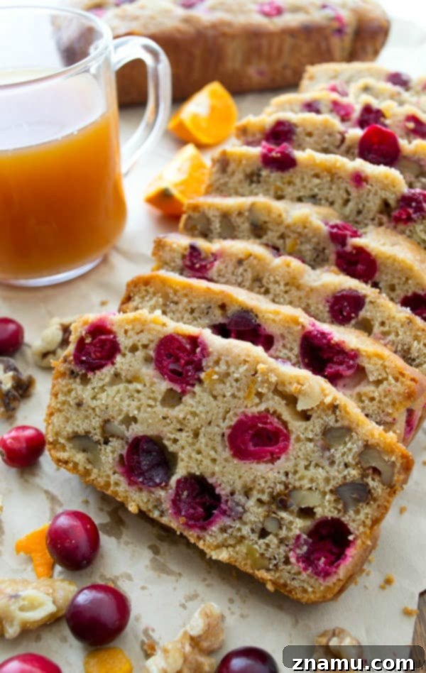 2014's Most Memorable Meals 4 This is my grandma's prized cranberry bread recipe! Lightly flavored with orange, super-soft inside and chock-full of tart cranberries and crunchy walnuts, it's been deemed