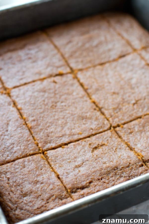 Grandma's Gingerbread Cake 3 Classic old-fashioned gingerbread cake, an essential holiday dessert, served warm with rich toppings. @WholeHeavenly