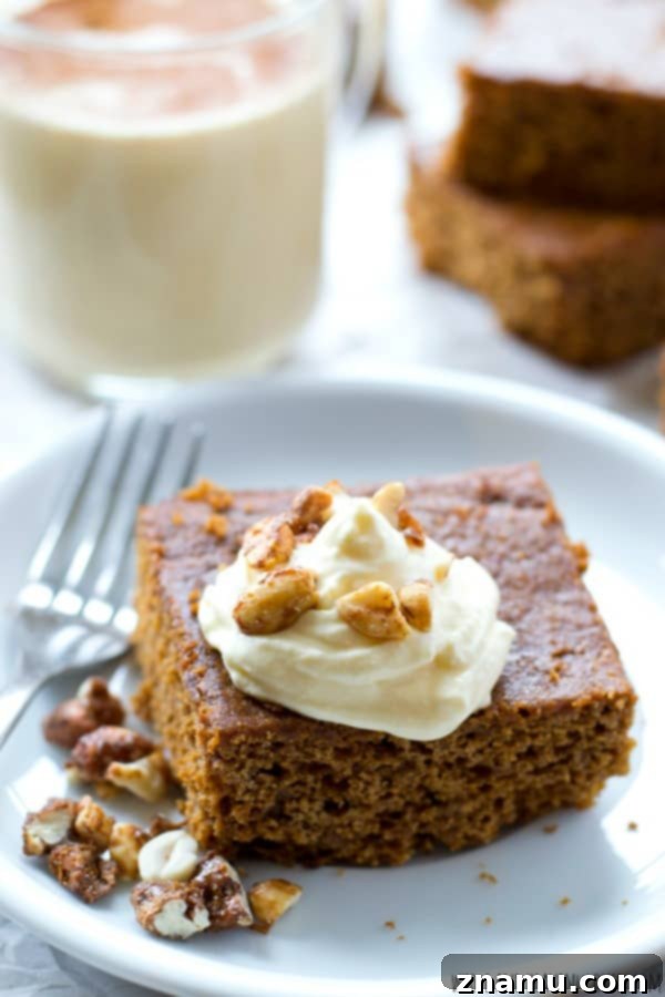 Grandma's Gingerbread Cake 4 The tantalizing aroma of homemade gingerbread cake baking, featuring sugar, fragrant spices, and rich molasses. @WholeHeavenly