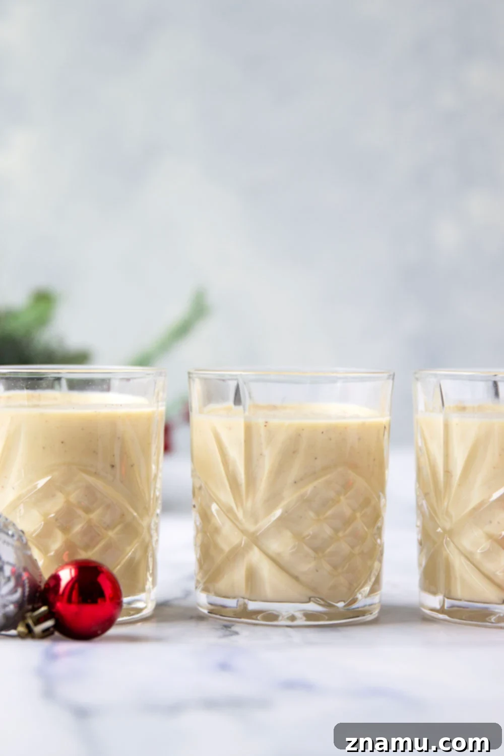 Rich Homemade Eggnog 4 Homemade Eggnog - 10-minute preparation