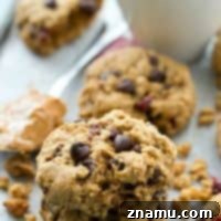 Peanut Butter Granola Breakfast Cookies