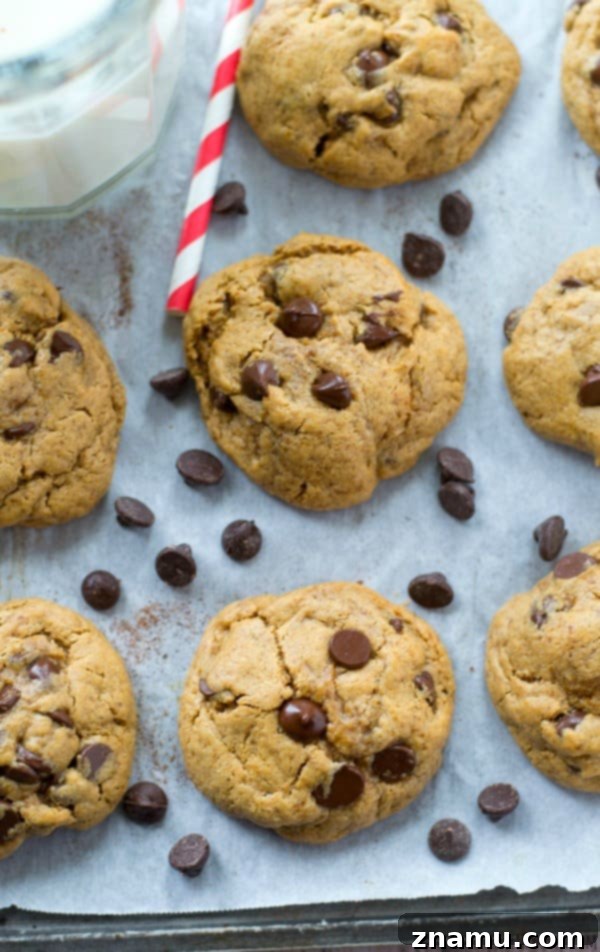 Mix these simple ingredients quickly with a hand mixer to create a delicious flourless cookie dough.