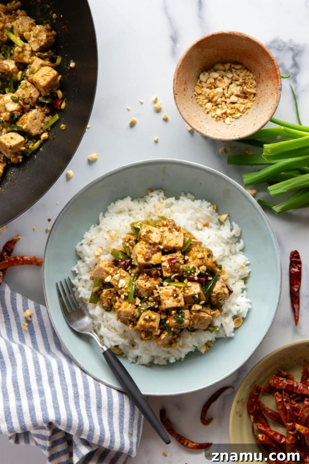 Kung Pao Tofu Delight 6 Serving of Kung Pao Tofu