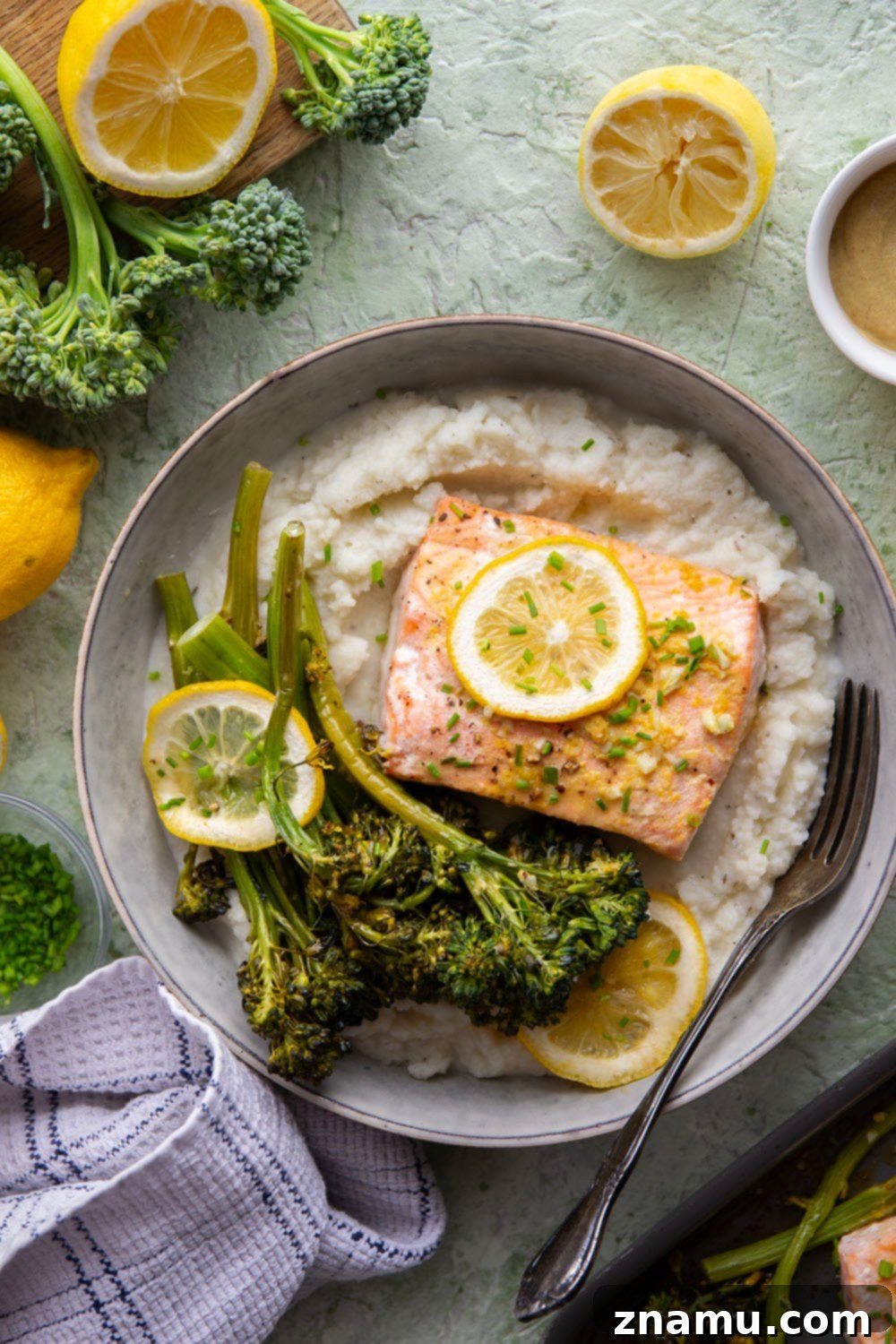 Lemon-Dijon Salmon & Broccolini One-Pan Wonder 3 Easy One Pan Salmon and Broccolini Recipe
