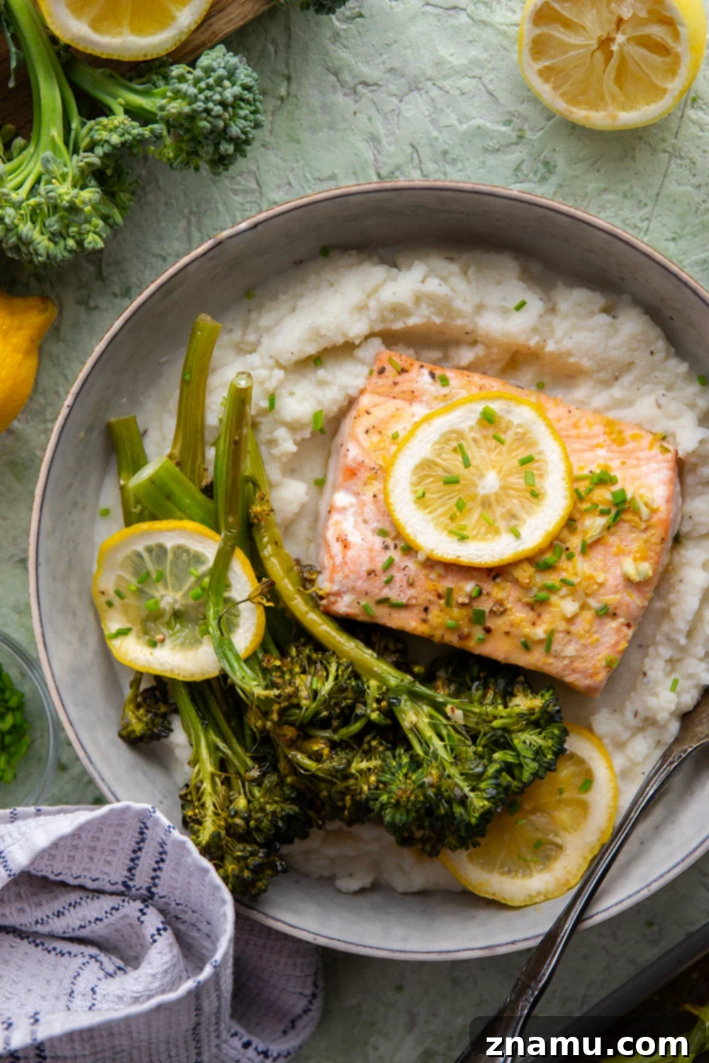 Lemon-Dijon Salmon & Broccolini One-Pan Wonder 5 Fresh Salmon Fillets