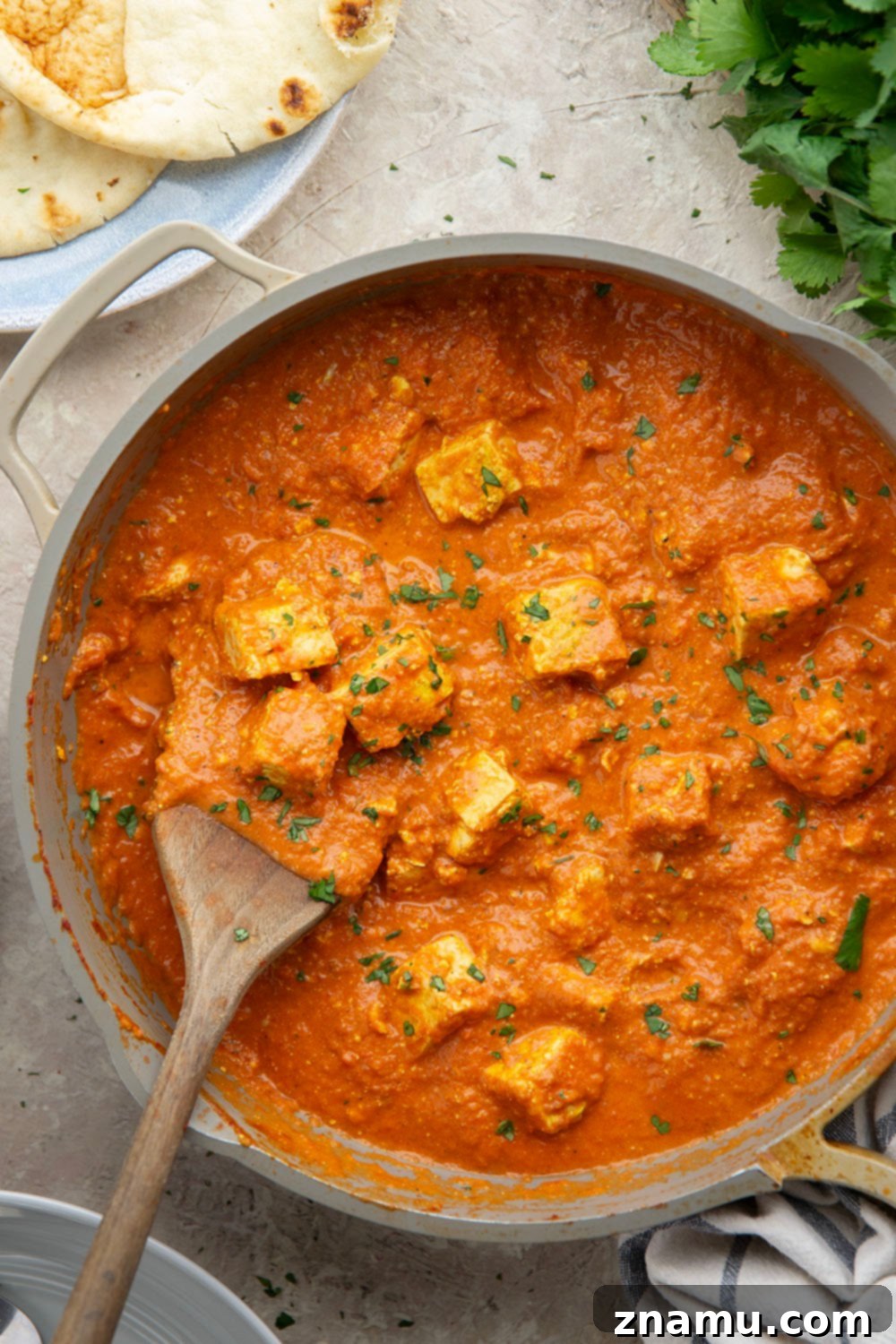 Tofu Tikka Masala Bliss 2 Creamy Tofu Tikka Masala with Yogurt Marinated Tofu