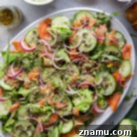 Smoked Salmon Cucumber Salad Recipe