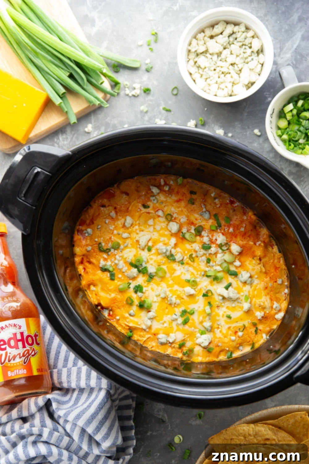 Slow Cooker Buffalo Chicken Dip Delight 2 Slow Cooker Buffalo Chicken Dip