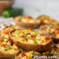 Jalapeño Popper Loaded Potato Skins 8 Jalapeno Popper Potato Skins