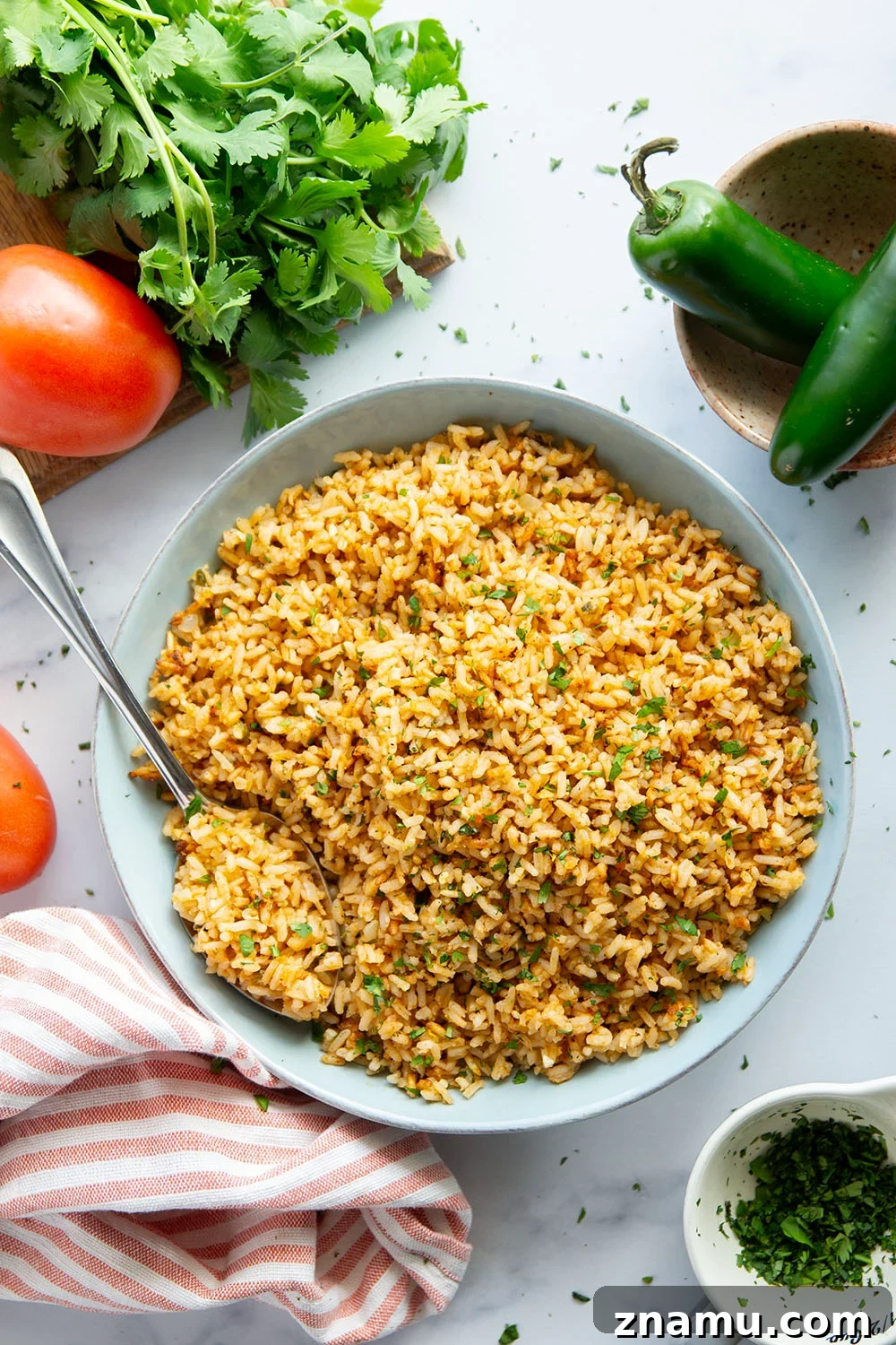 Instant Pot Mexican rice - fluffy and flavorful